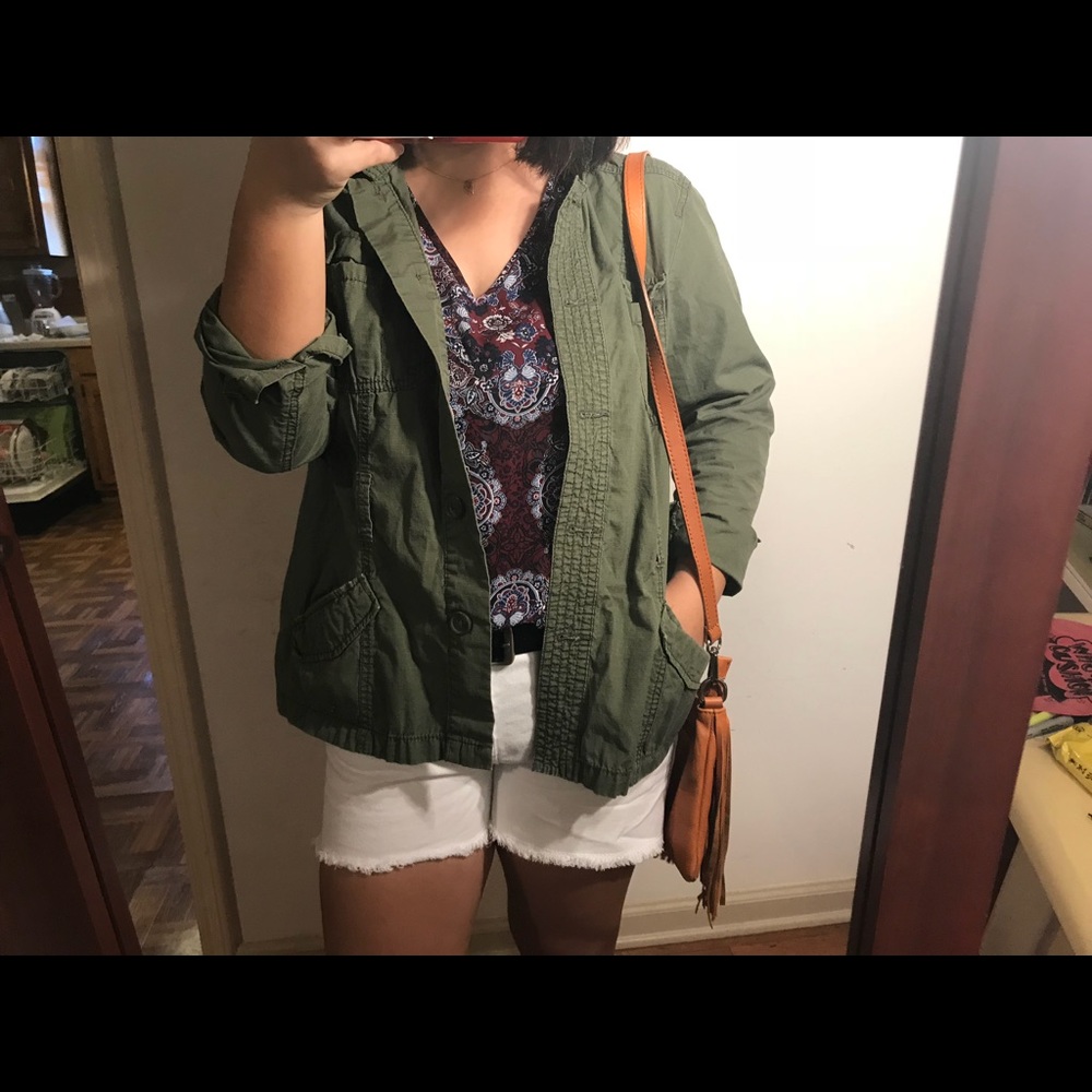 Floral Print Short-Sleeve (Blouse) Shirt